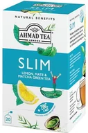 Herbata - Ahmad Tea Slim Herbata Zielona Z Ziołami 20 Torebek Aluminiowych - miniaturka - grafika 1
