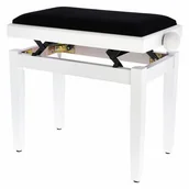 Akcesoria do instrumentów klawiszowych - Ława do pianina Thomann KB-15WHM - miniaturka - grafika 1