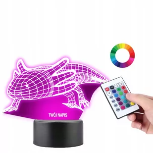 Lampka na Biurko Statuetka Salamandra Axolotl - Lampy pozostałe - miniaturka - grafika 1