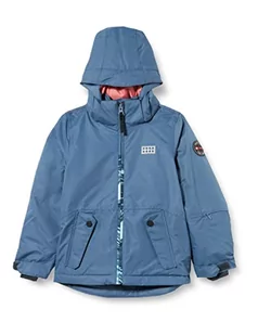 Lego Wear dziewczęca kurtka narciarska/snowboardowa LEGO Wear Tec kurtka zimowa z serii Cool 100% wodoszczelna, wiatroszczelna, oddychająca, ciepła kurtka, Ciemny niebieski, 140 cm - Kurtki i płaszcze dla dziewczynek - miniaturka - grafika 1