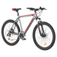 Rowery - Rower górski MTB INDIANA X-Pulser 3.6 M21 26 cali męski Grafitowo-czerwony - miniaturka - grafika 1