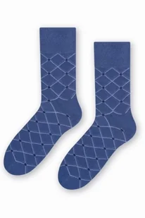 Steven 056 163 wzór jeans skarpety męskie - Skarpetki męskie - miniaturka - grafika 1