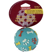 Zabawki dla psów - Zolux Zabawka Piłka kauczukowa twarda 7 cm 480170 - miniaturka - grafika 1