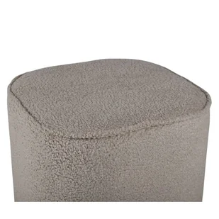 Puf Piff, 44x44x41 cm, pluszowy, beżowy Lumarko! - Pufy i podnóżki - miniaturka - grafika 7