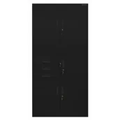 Szafy biurowe - JAN NOWAK model FILIP II biurowa szafa metalowa z sejfem na akta i dokumenty - miniaturka - grafika 1