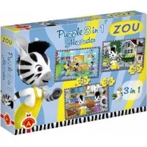 Alexander Puzzle 3w1 Zou - Puzzle - miniaturka - grafika 1