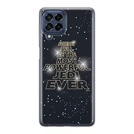 Etui i futerały do telefonów - Etui Gwiezdne Wojny 014 Star Wars Nadruk pełny Granatowy Producent: Samsung, Model: M53 5G - miniaturka - grafika 1