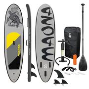 Deski SUP - Deska surfingowa Stand Up Paddle Board Maona Szary 308x76x10cm - miniaturka - grafika 1