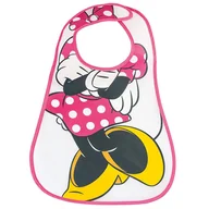 Śliniaki i fartuszki - Różowy, wodoodporny śliniak Myszka Minnie - miniaturka - grafika 1