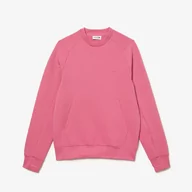Bluzy męskie - Lacoste męska bluza z mieszanki bawełnianej z okrągłym dekoltem i kieszenią typu kangurka - miniaturka - grafika 1