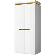 Szafy - Szafa 2D Torino Mebel Bos Biały, Dąb Nawarra - miniaturka - grafika 1