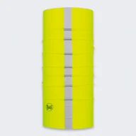 Czapki i chusty sportowe damskie - Chusta wielofunkcyjna z elementami odblaskowymi Buff Safety Original EcoStretch Reflective Solid R-Yellow Fluor - miniaturka - grafika 1