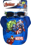 Czapki dla dzieci - CERDÁ LIFE'S LITTLE MOMENTS Czapka dziecięca Avengers z zestawem okularów przeciwsłonecznych - wzór superbohatera na słońce i zabawę - miniaturka - grafika 1