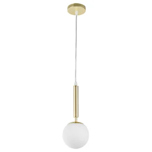 NOWOCZESNA LAMPA WISZĄCA KLASYCZNE ZŁOTO LEDO W1 - Lampy sufitowe - miniaturka - grafika 1
