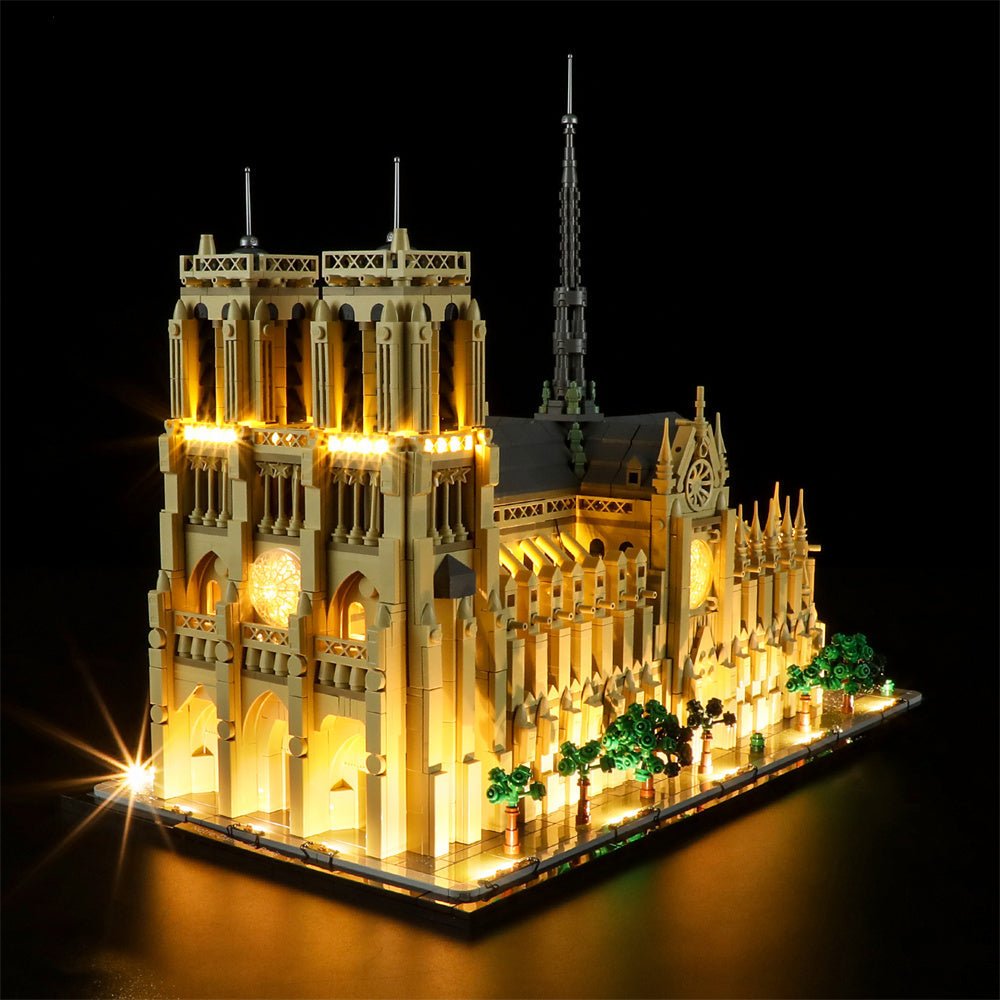 Zestaw oświetlenia do LEGO Architecture Notre-Dame w Paryżu 21061