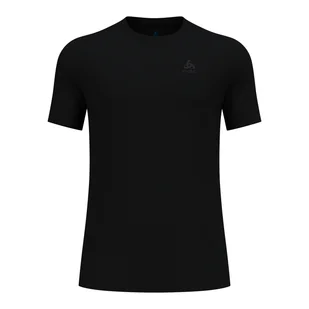 Męska koszulka termoaktywna Odlo Natural Merino 160 Base Layer Top black - M - Koszulki sportowe męskie - miniaturka - grafika 1