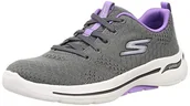 Trampki damskie - Skechers Go Walk Arch Fit, Trampki damskie, Szary, 43 EU, szary, 43 EU - miniaturka - grafika 1