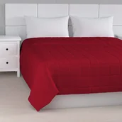 Narzuty - Dekoria Narzuta pikowana w kratę czerwony szer.260 × dł.210 cm Etna 498-705-60 - miniaturka - grafika 1