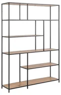 Regały - Regał szeroki Seaford 185 cm dziki dąb - miniaturka - grafika 1