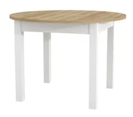 Stoły - Stół Rozkładany Indus 02 105(240)X105 Biały / Dąb Riviera - miniaturka - grafika 1