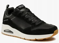 Buty sportowe męskie - Buty sportowe męskie Skechers Uno Stacre czarne 45 Eu - miniaturka - grafika 1