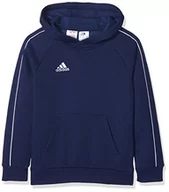 Bluzy dla chłopców - Adidas Bluza dla dzieci Core 18 Hoody JUNIOR granatowa CV3430 B8118-JR-0 - miniaturka - grafika 1