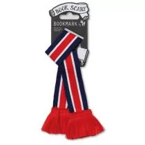 Szalik - zakładka Czerwony, biały, niebieski IF - Zakładki do książek - miniaturka - grafika 1
