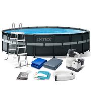 Baseny ogrodowe - Basen stelażowy do ogrodu Intex Ultra XTR Frame Pools 549 x 132 cm zestaw 11w1 - miniaturka - grafika 1