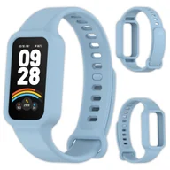 Akcesoria do smartwatchy - Pasek opaska silikonowa Vanfone do Xiaomi Mi Smart Band 9 Active/Redmi Smart Band 3, niebieski - miniaturka - grafika 1