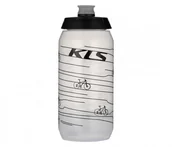 Shakery i bidony sportowe - Bidon Rowerowy Kolarski Kellys Kolibri Transparent White - miniaturka - grafika 1