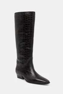 Gant kozaki skórzane Bassotte kolor brązowy na słupku 31581075 - Kozaki damskie - miniaturka - grafika 1