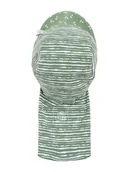 Czapki dla dzieci - Buzerl Czapka "Anker" w kolorze oliwkowym ze wzorem - miniaturka - grafika 1