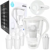 Dzbanki filtrujące - Dzbanek Szklany Crystal Filtr Dafi + 5X Wkład Wes - miniaturka - grafika 1