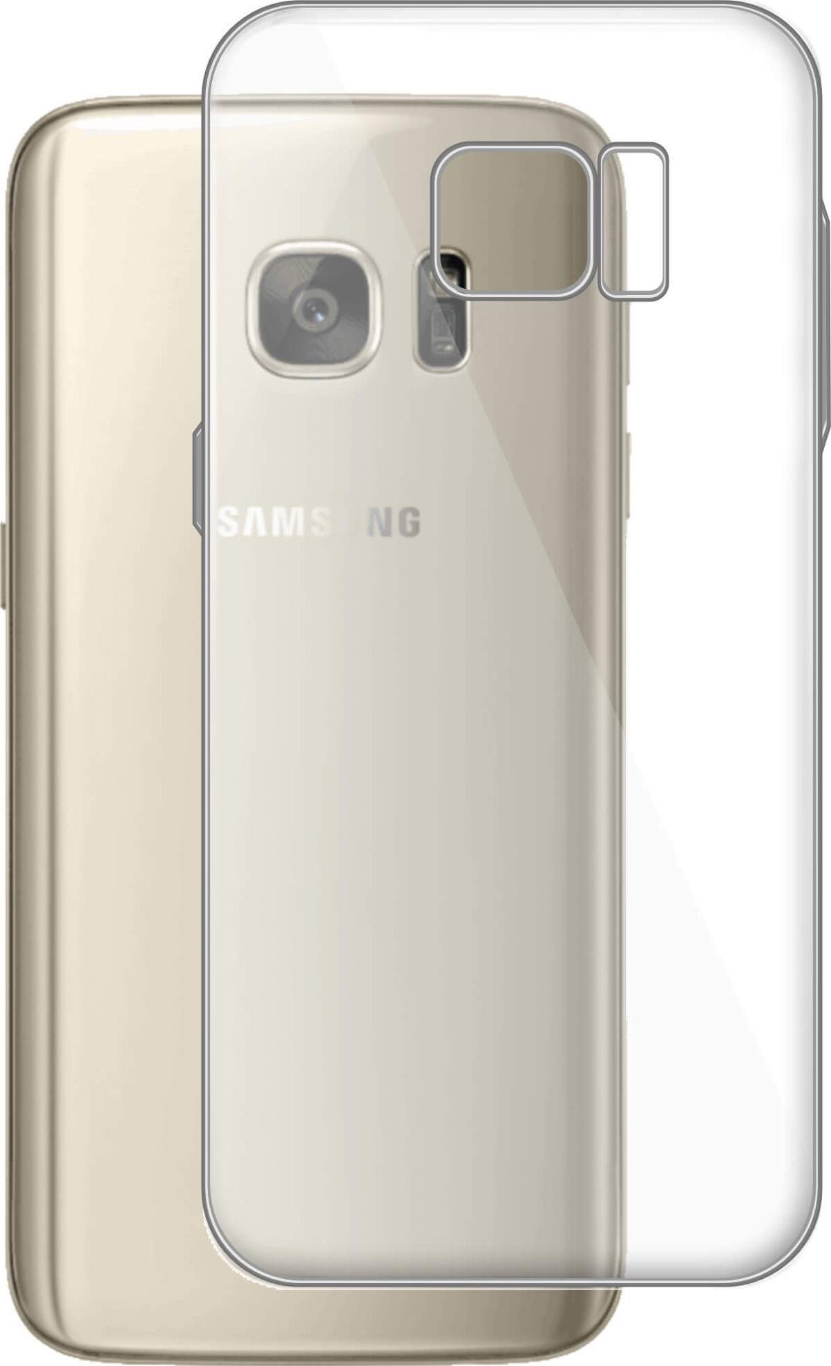 etumi Etui Do Samsung Galaxy S7 Edge Gumowe Slim Clear Pokrowiec Ochronny / Futerał Obudowa / Ochrona Clear Cover Bezbarwne Slim Case0263