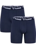 Majtki męskie - Bokserki męskie 2-pak Hummel Boxers granatowe r. L - miniaturka - grafika 1