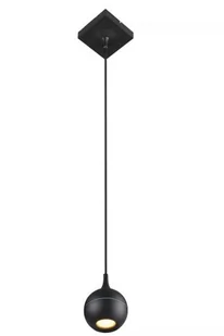 Trio Rl Borka R31261936 lampa wisząca zwis 1x40W E27 drewniana/czarna - Lampy sufitowe - miniaturka - grafika 1