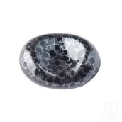 Zestawy do sushi - Made in Japan Black Sakura ceramiczny czarny kamyk pod pałeczki MIJ - miniaturka - grafika 1