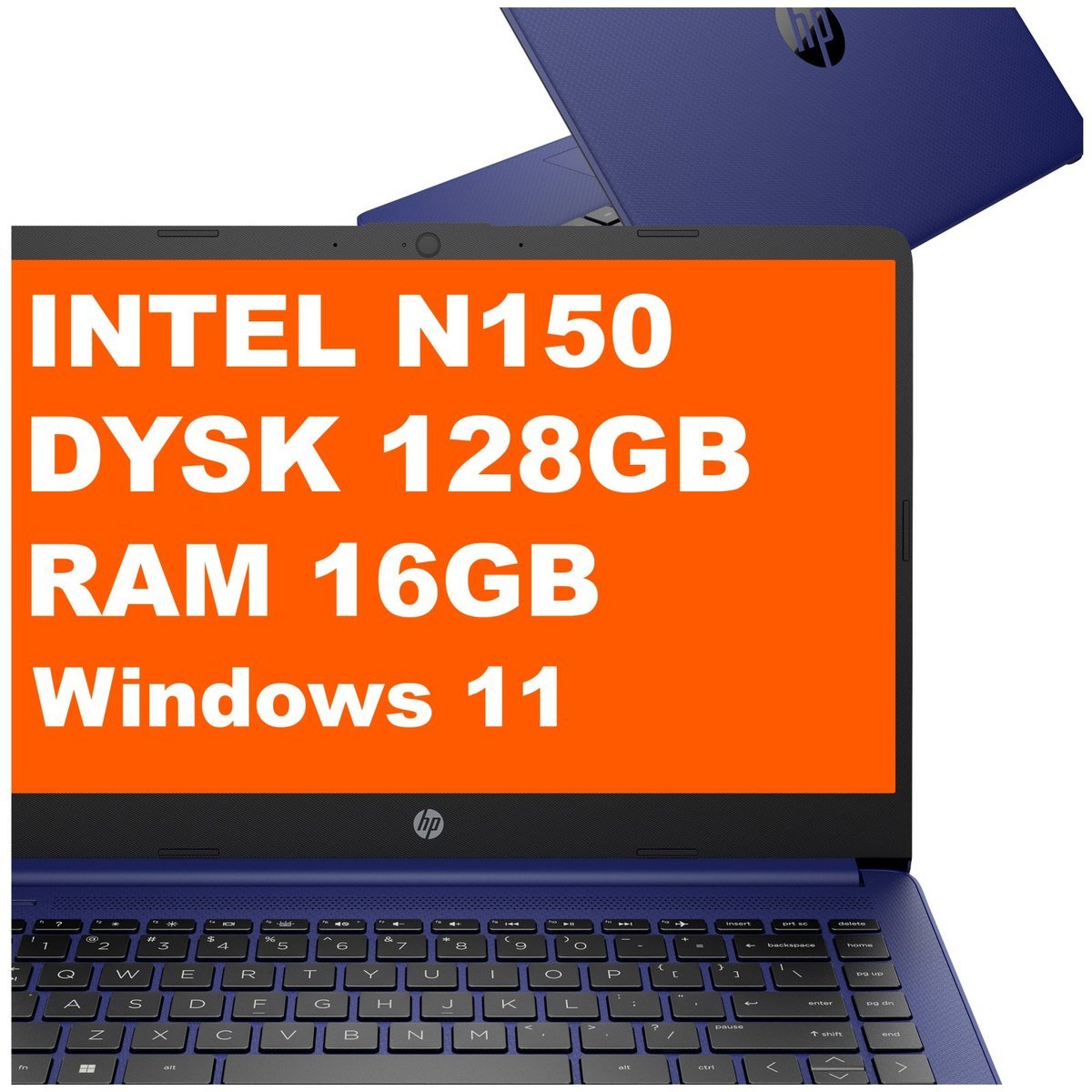 HP 14-dq6001na / BQ7T3EA / Intel N150 / 16GB / 128GB UFS / Intel UHD / HD / Win 11 / Fioletowy