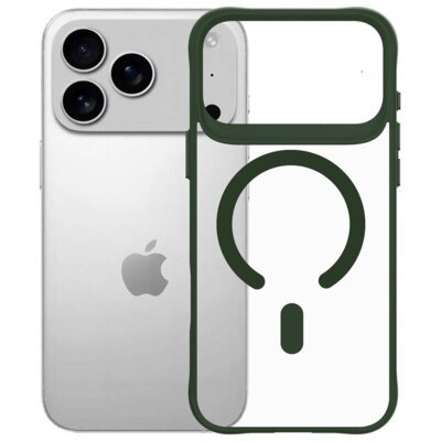 Etui 3MK Satin Guardx MagCase do Apple iPhone 17 Pro Max Przezroczysto-zielony