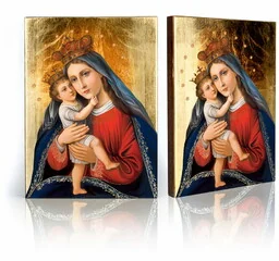 Ikona religijna Matka Boża z Dzieciątkiem Jezus - Ikony i obrazy sakralne Ikona religijna Matka Boża z Dzieciątkiem Jezus - Ikony i obrazy sakralne - miniaturka - grafika 1