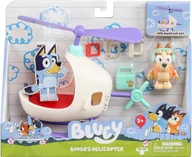 Figurki dla dzieci - Zabawka z bajki Bluey Helikopter + figurka Bingo wysoka jakość wykonania idealne na prezent dla małych fanów Bluey - miniaturka - grafika 1