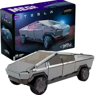 Klocki Mega zestaw duży samochód Tesla Cybertruck 3283 elementy 48 cm - Klocki - miniaturka - grafika 1