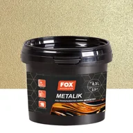 Farby wewnętrzne - Fox Farba dekoracyjna Metalik Oro 0.3 l - miniaturka - grafika 1