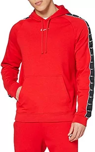 Nike Męska bluza M Nsw Swoosh Flc Po Hoodie Ft czerwony czerwony/czarny/biały (University Red / Black / White) S 193657731240 - Bluzy męskie - miniaturka - grafika 1