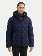 Kurtki męskie - Tom Tailor Kurtka zimowa 1041324 Granatowy Regular Fit - miniaturka - grafika 1