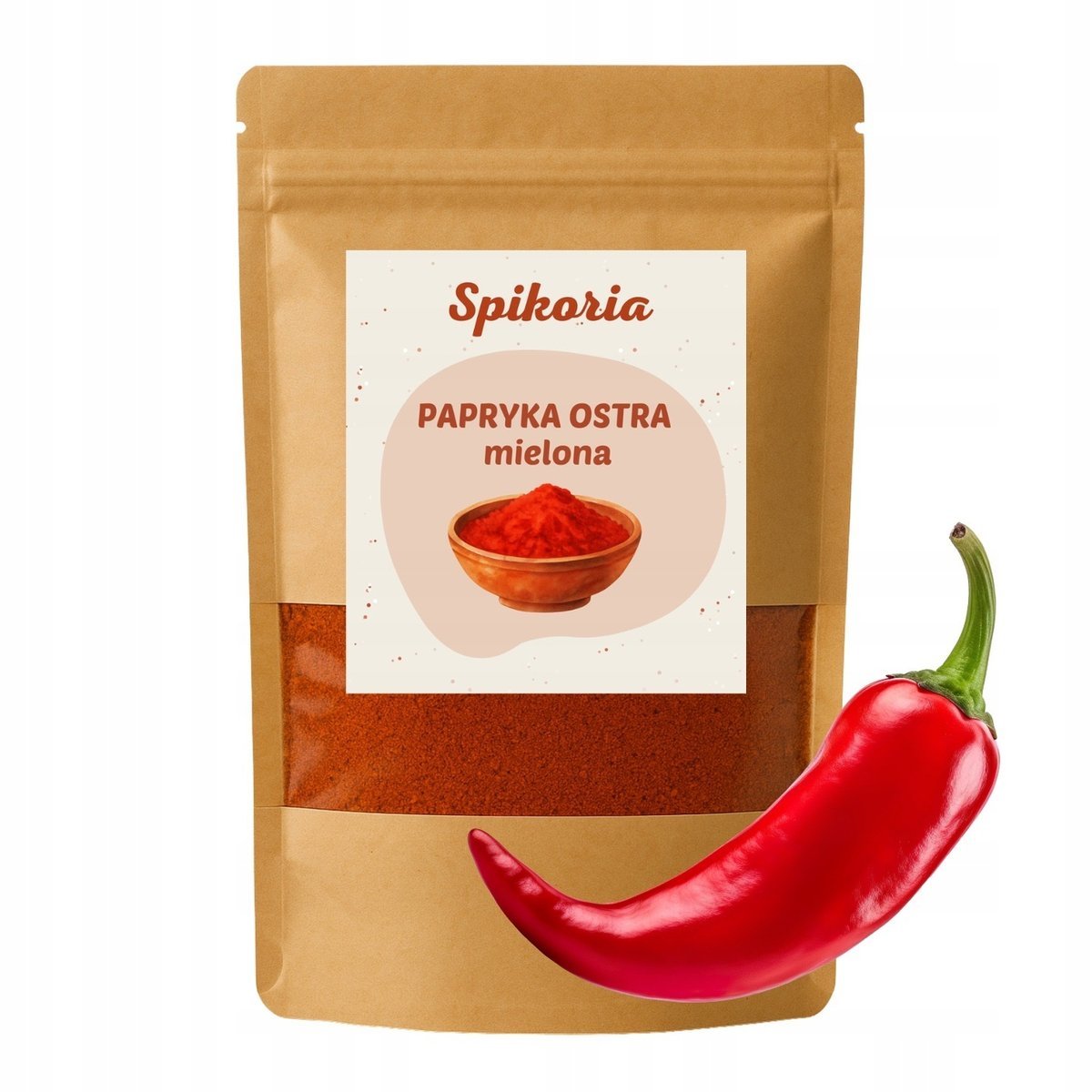 PAPRYKA OSTRA MIELONA 200g Hiszpania aromatyczna naturalna premium Spikoria