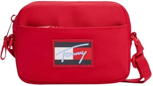 Tommy Hilfiger Unisex Kids TOMMY SCRIPT FLAGA CROSSOVER BAG AU0AU02002 Crossover, czerwona (średnia czerwień), OS, Czerwony (średni czerwony), Rozmiar uniwersalny - Torebki damskie - miniaturka - grafika 1