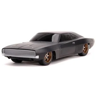Jada Toys Fast&Furious RC Dom's Dodge Charger 1:16, zdalnie sterowany pojazd, samochód RC 253206012 - Zabawki zdalnie sterowane - miniaturka - grafika 1