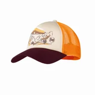 Czapki i chusty sportowe męskie - Czapka z daszkiem Buff Trucker Cap Sylva Apricot - miniaturka - grafika 1