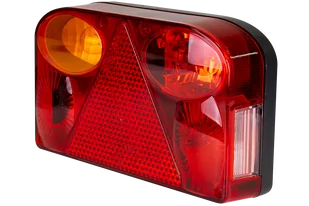 Lampa tylna FRISTOM z trójkątem odblaskowym, światłem przeciwmgłowym, lewa zespolona FT-088 LPM - Lampy tylne - miniaturka - grafika 1